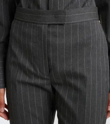 Sportmax Pinstriped wool-blend flared pants | Thumbnail 6 Sportmax Pinstriped wool-blend flared pants | Thumbnail 6