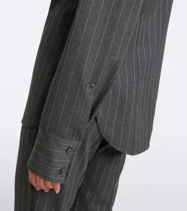 Sportmax Pinstriped wool-blend shirt | Thumbnail 4 Sportmax Pinstriped wool-blend shirt | Thumbnail 4