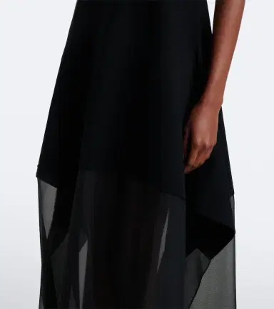 Sportmax Turtleneck tiered maxi dress | Thumbnail 3 Sportmax Turtleneck tiered maxi dress | Thumbnail 3