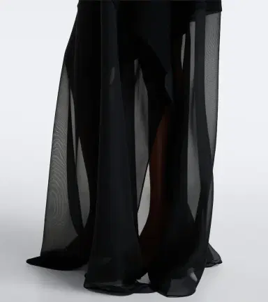 Sportmax Turtleneck tiered maxi dress | Thumbnail 6 Sportmax Turtleneck tiered maxi dress | Thumbnail 6