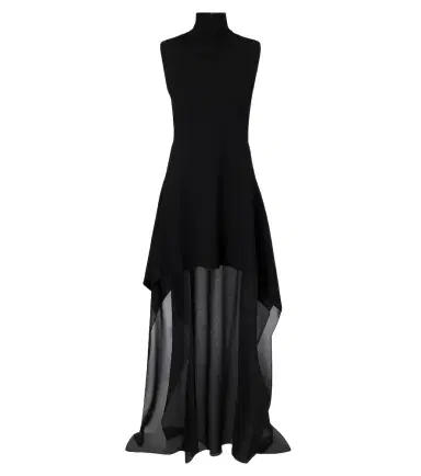 Sportmax Turtleneck tiered maxi dress | Thumbnail 1 Sportmax Turtleneck tiered maxi dress | Thumbnail 1