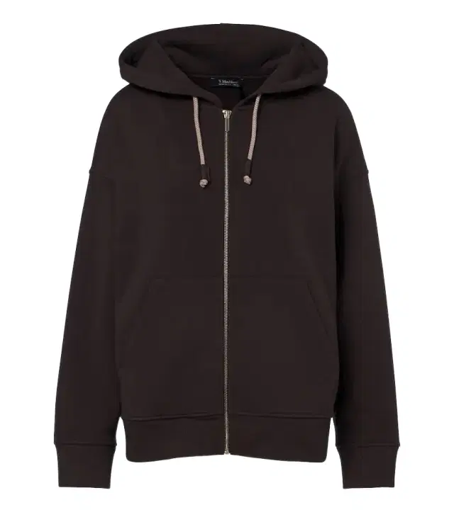 'S Max Mara Cotton-blend zip-up hoodie 'S Max Mara Cotton-blend zip-up hoodie