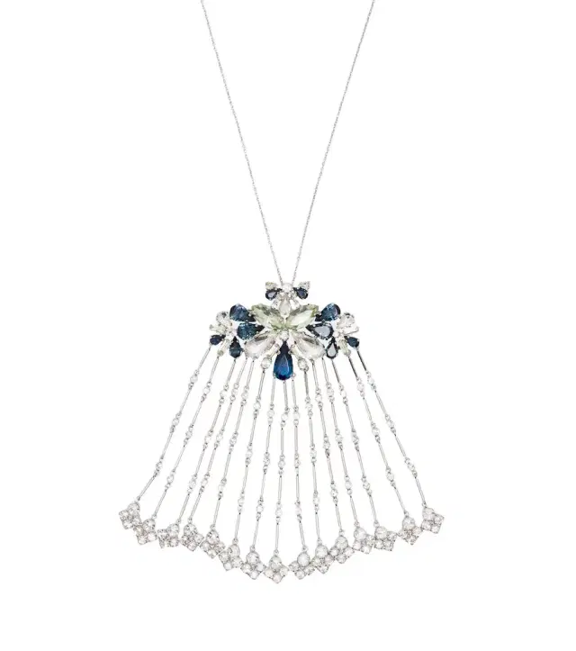 Crystal-embellished necklace Crystal-embellished necklace