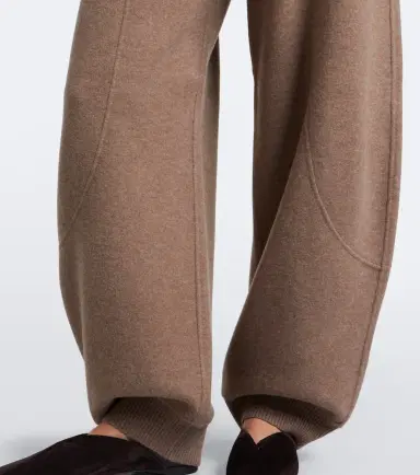 Max Mara Wool and cashmere-blend barrel-leg pants | Thumbnail 3 Max Mara Wool and cashmere-blend barrel-leg pants | Thumbnail 3