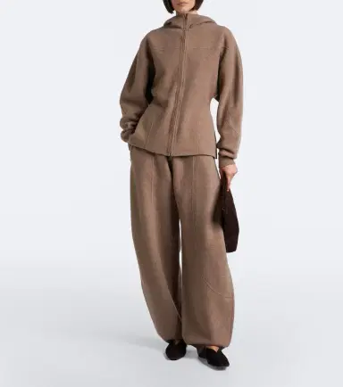 Max Mara Wool and cashmere-blend barrel-leg pants | Thumbnail 6 Max Mara Wool and cashmere-blend barrel-leg pants | Thumbnail 6