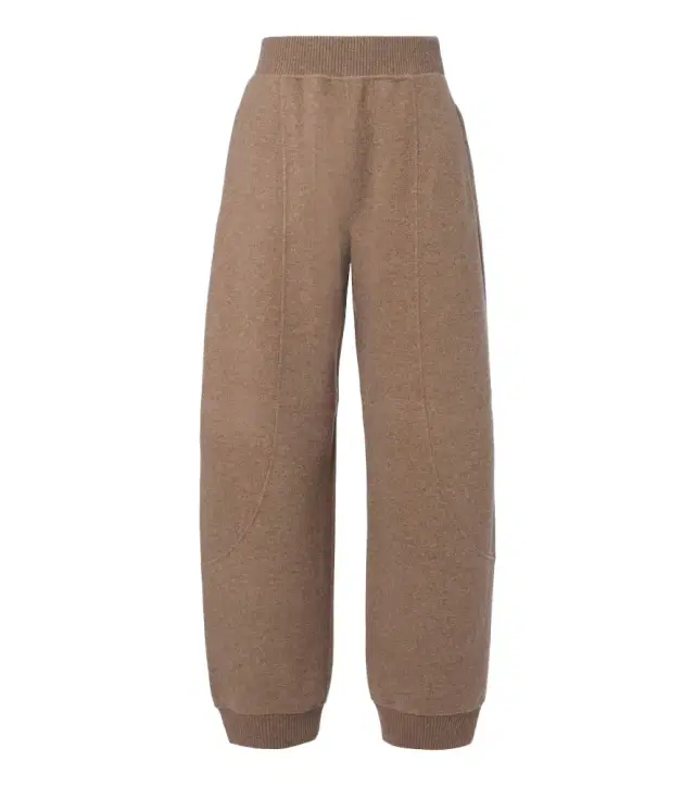 Wool and cashmere-blend barrel-leg pants Wool and cashmere-blend barrel-leg pants