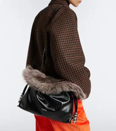 Loewe Flamenco Medium leather clutch | Thumbnail 6 Loewe Flamenco Medium leather clutch | Thumbnail 6