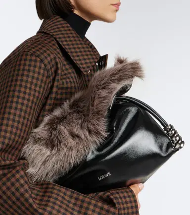 Loewe Flamenco Medium leather clutch | Thumbnail 8 Loewe Flamenco Medium leather clutch | Thumbnail 8