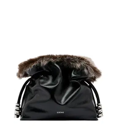Loewe Flamenco Medium leather clutch | Thumbnail 1 Loewe Flamenco Medium leather clutch | Thumbnail 1