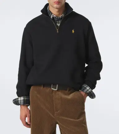 Polo Ralph Lauren Cotton-blend half-zip sweater | Thumbnail 4 Polo Ralph Lauren Cotton-blend half-zip sweater | Thumbnail 4