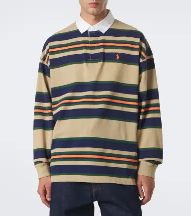 Polo Ralph Lauren Striped cotton jersey polo sweater | Thumbnail 5 Polo Ralph Lauren Striped cotton jersey polo sweater | Thumbnail 5