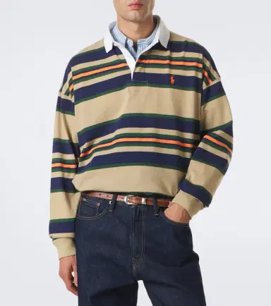 Polo Ralph Lauren Striped cotton jersey polo sweater | Thumbnail 7 Polo Ralph Lauren Striped cotton jersey polo sweater | Thumbnail 7