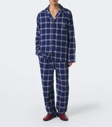 Polo Ralph Lauren Checked cotton flannel pajamas | Thumbnail 3 Polo Ralph Lauren Checked cotton flannel pajamas | Thumbnail 3