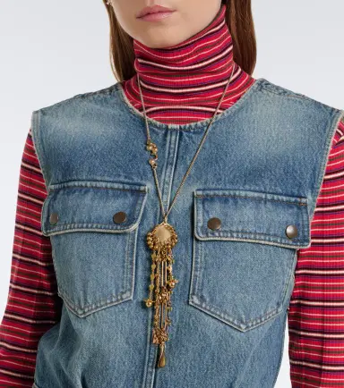 Dries Van Noten Denim faded maxi dress | Thumbnail 3 Dries Van Noten Denim faded maxi dress | Thumbnail 3