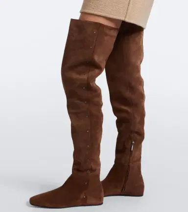 Max Mara Studded suede over-the-knee boots | Thumbnail 5 Max Mara Studded suede over-the-knee boots | Thumbnail 5