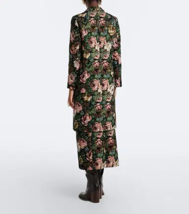 Dries Van Noten Floral jacquard coat | Thumbnail 5 Dries Van Noten Floral jacquard coat | Thumbnail 5