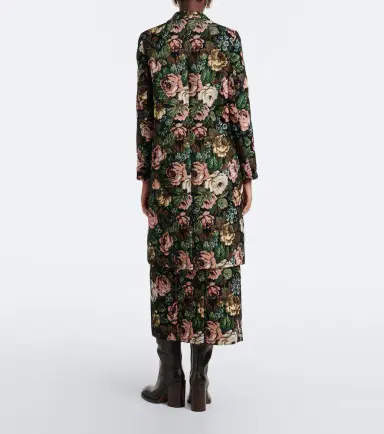 Dries Van Noten Floral jacquard midi skirt | Thumbnail 6 Dries Van Noten Floral jacquard midi skirt | Thumbnail 6