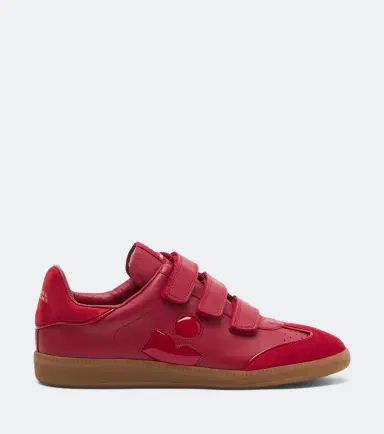 Isabel Marant Beth suede-trimmed leather sneakers | Thumbnail 2 Isabel Marant Beth suede-trimmed leather sneakers | Thumbnail 2