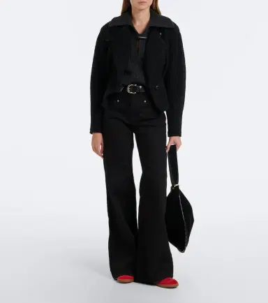 Isabel Marant Beth suede-trimmed leather sneakers | Thumbnail 6 Isabel Marant Beth suede-trimmed leather sneakers | Thumbnail 6