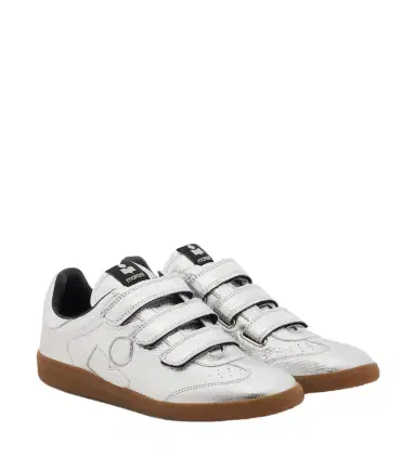 Isabel Marant Beth metallic leather sneakers | Thumbnail 1 Isabel Marant Beth metallic leather sneakers | Thumbnail 1