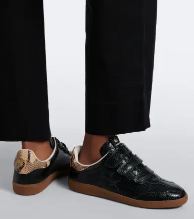 Isabel Marant Beth snake-effect leather sneakers | Thumbnail 5 Isabel Marant Beth snake-effect leather sneakers | Thumbnail 5