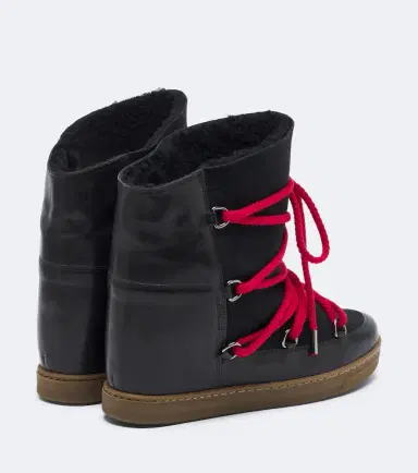 Isabel Marant Nowles leather and suede snow boots | Thumbnail 2 Isabel Marant Nowles leather and suede snow boots | Thumbnail 2