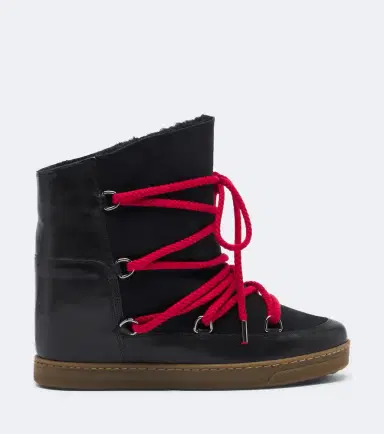 Isabel Marant Nowles leather and suede snow boots | Thumbnail 3 Isabel Marant Nowles leather and suede snow boots | Thumbnail 3