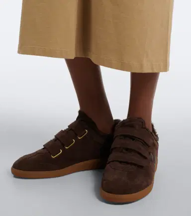 Isabel Marant Beth shearling-lined suede sneakers | Thumbnail 5 Isabel Marant Beth shearling-lined suede sneakers | Thumbnail 5