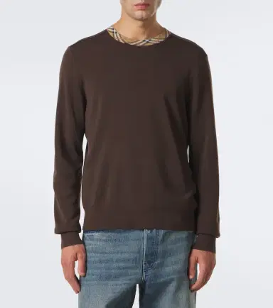 Burberry Check wool sweater | Thumbnail 2 Burberry Check wool sweater | Thumbnail 2