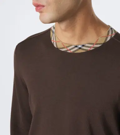 Burberry Check wool sweater | Thumbnail 3 Burberry Check wool sweater | Thumbnail 3