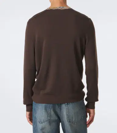 Burberry Check wool sweater | Thumbnail 4 Burberry Check wool sweater | Thumbnail 4