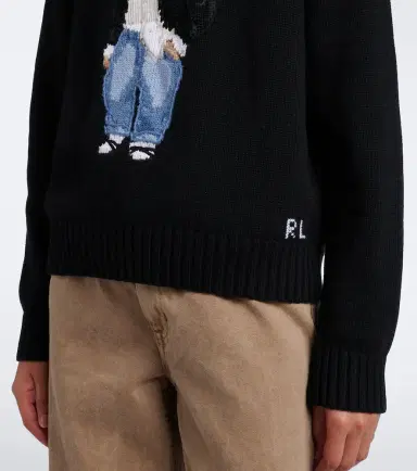 Polo Ralph Lauren Polo Bear intarsia cotton sweater | Thumbnail 2 Polo Ralph Lauren Polo Bear intarsia cotton sweater | Thumbnail 2