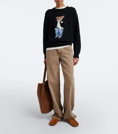 Polo Ralph Lauren Polo Bear intarsia cotton sweater | Thumbnail 3 Polo Ralph Lauren Polo Bear intarsia cotton sweater | Thumbnail 3