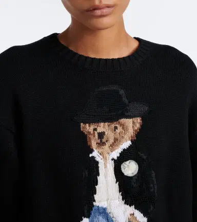 Polo Ralph Lauren Polo Bear intarsia cotton sweater | Thumbnail 4 Polo Ralph Lauren Polo Bear intarsia cotton sweater | Thumbnail 4