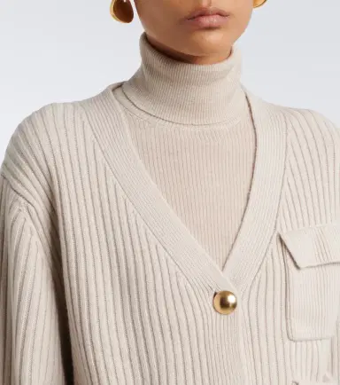 Jardin des Orangers Ribbed-knit wool and cashmere cardigan | Thumbnail 3 Jardin des Orangers Ribbed-knit wool and cashmere cardigan | Thumbnail 3