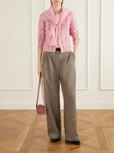 Guest In Residence Jane Checker Cashmere Cardigan | Thumbnail 2 Guest In Residence Jane Checker Cashmere Cardigan | Thumbnail 2
