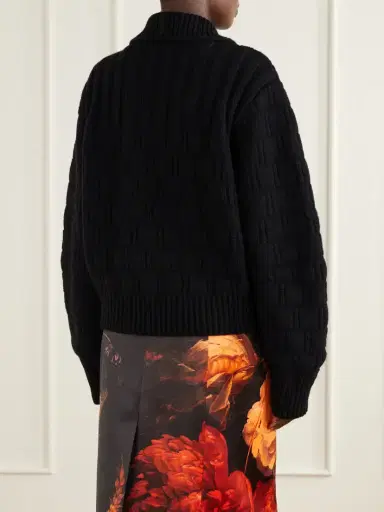 Dries Van Noten Wool And Cashmere-blend Sweater | Thumbnail 4 Dries Van Noten Wool And Cashmere-blend Sweater | Thumbnail 4