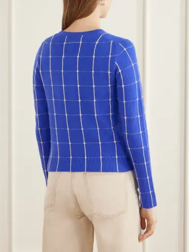 Guest In Residence Jane Checker Cashmere Cardigan | Thumbnail 4 Guest In Residence Jane Checker Cashmere Cardigan | Thumbnail 4