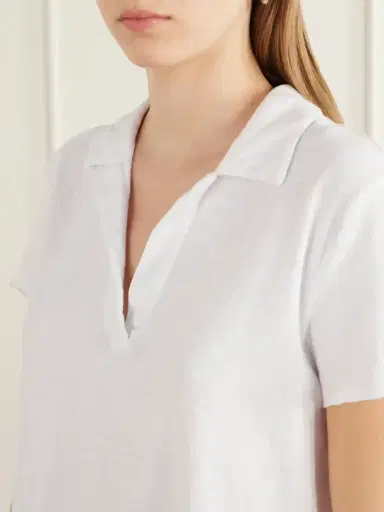 James Perse Cotton-piqué Polo Shirt | Thumbnail 4 James Perse Cotton-piqué Polo Shirt | Thumbnail 4