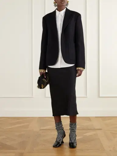 Dries Van Noten Wool-felt Blazer | Thumbnail 2 Dries Van Noten Wool-felt Blazer | Thumbnail 2