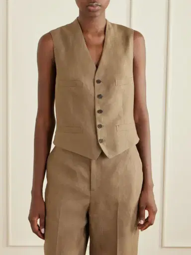 Ralph Lauren Collection Jaiden Linen Vest | Thumbnail 3 Ralph Lauren Collection Jaiden Linen Vest | Thumbnail 3
