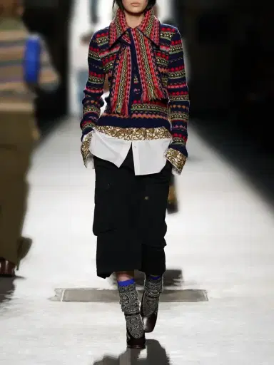 Dries Van Noten Intarsia Wool Sweater | Thumbnail 6 Dries Van Noten Intarsia Wool Sweater | Thumbnail 6