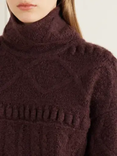 Guest In Residence Super Cloud Cashmere And Silk-blend Knitted Turtleneck Sweater | Thumbnail 5 Guest In Residence Super Cloud Cashmere And Silk-blend Knitted Turtleneck Sweater | Thumbnail 5
