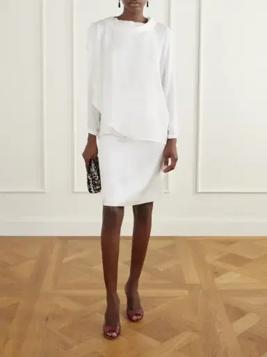ANDRES OTALORA Una Luz Silk-georgette Blouse | Thumbnail 2 ANDRES OTALORA Una Luz Silk-georgette Blouse | Thumbnail 2
