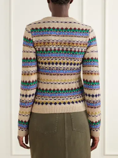 Dries Van Noten Intarsia Wool Sweater | Thumbnail 4 Dries Van Noten Intarsia Wool Sweater | Thumbnail 4