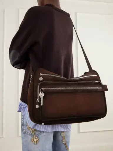 Acne Studios Camero Camera Suede Shoulder Bag | Thumbnail 6 Acne Studios Camero Camera Suede Shoulder Bag | Thumbnail 6