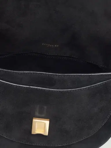 DeMellier The Siena Leather-trimmed Suede Shoulder Bag | Thumbnail 6 DeMellier The Siena Leather-trimmed Suede Shoulder Bag | Thumbnail 6