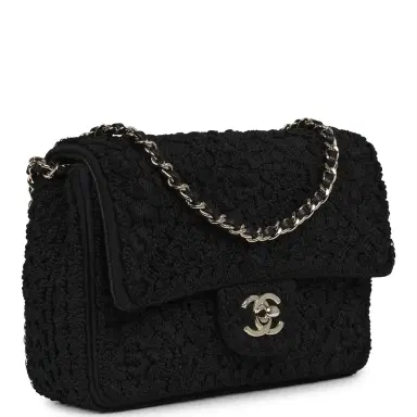Chanel Chanel Mini "Coco Boho" Flap Bag Black Crochet Light Gold Hardware | Thumbnail 2 Chanel Chanel Mini "Coco Boho" Flap Bag Black Crochet Light Gold Hardware | Thumbnail 2