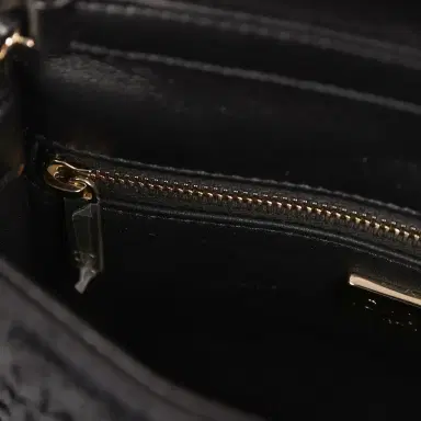 Chanel Chanel Mini "Coco Boho" Flap Bag Black Crochet Light Gold Hardware | Thumbnail 9 Chanel Chanel Mini "Coco Boho" Flap Bag Black Crochet Light Gold Hardware | Thumbnail 9