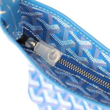 goyard Goyard Goyardine Sky Blue Boheme Mini Hobo Bag Palladium Hardware | Thumbnail 10 goyard Goyard Goyardine Sky Blue Boheme Mini Hobo Bag Palladium Hardware | Thumbnail 10